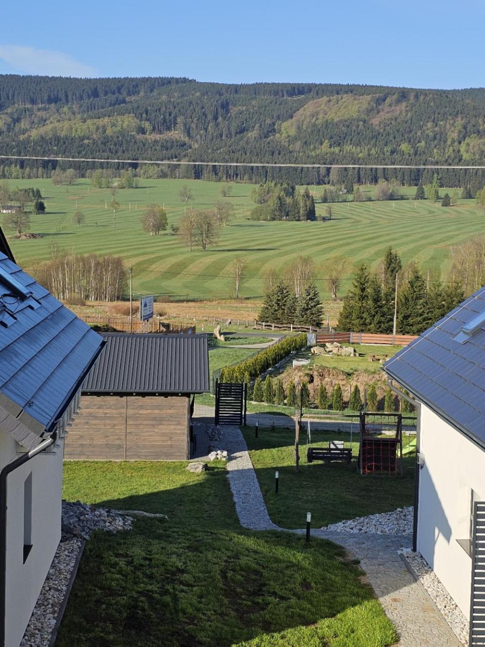 All Season Klimatyzowany Dom Przy Szlaku Z Prywatnym Tarasem I Widokiem Na Gory Orlickie - Sudety Sauna&Jacuzzi, Skalne Miasto Lasowka Zewnętrze zdjęcie